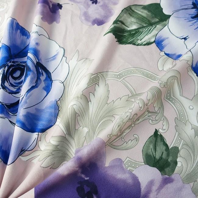 printed velvet dress fabric 2