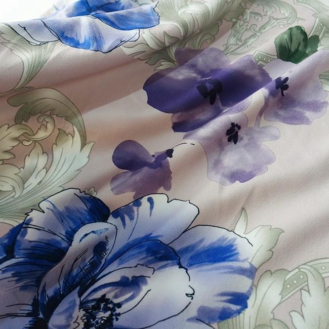 printed velvet dress fabric 5