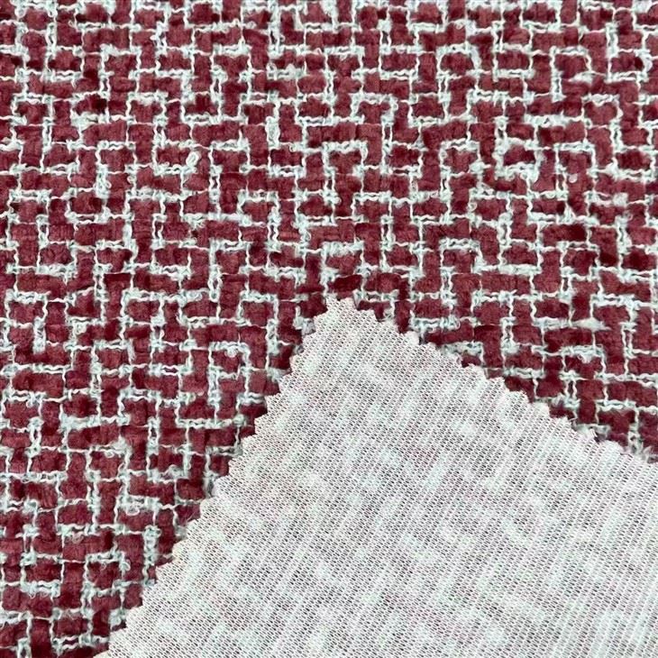 Two-Tone Jacquard Check Fabric factory